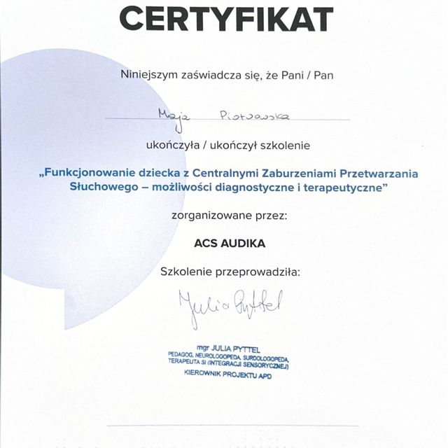 Powiększ obraz: certificate 18