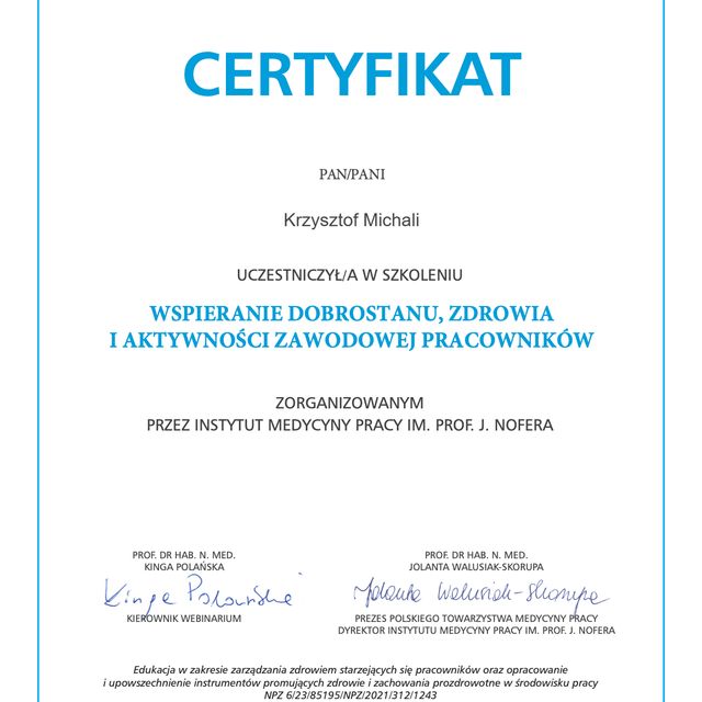 Powiększ obraz: certificate 21