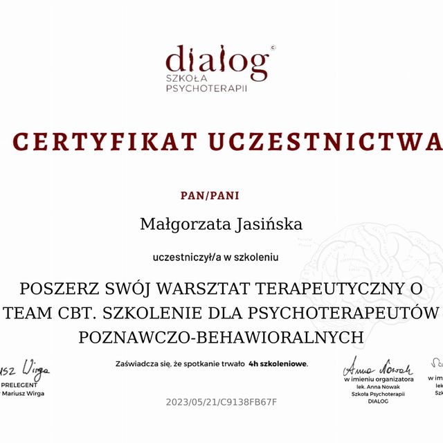 Powiększ obraz: certificate 47
