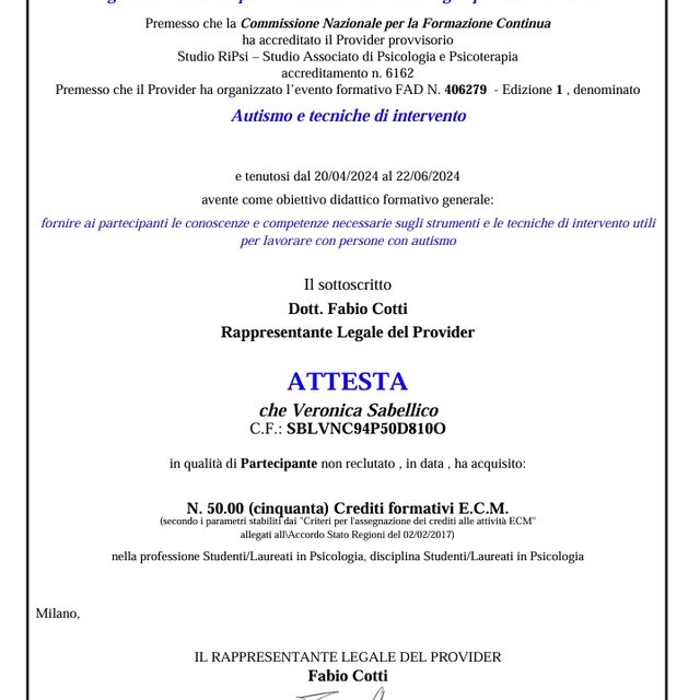 Ingrandire l'immagine: certificate 1