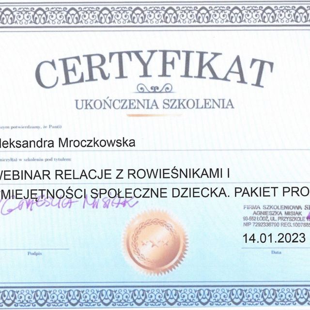 Powiększ obraz: certificate 5