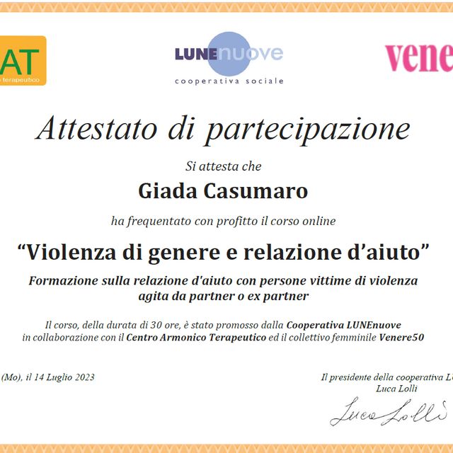 Ingrandire l'immagine: certificate 6