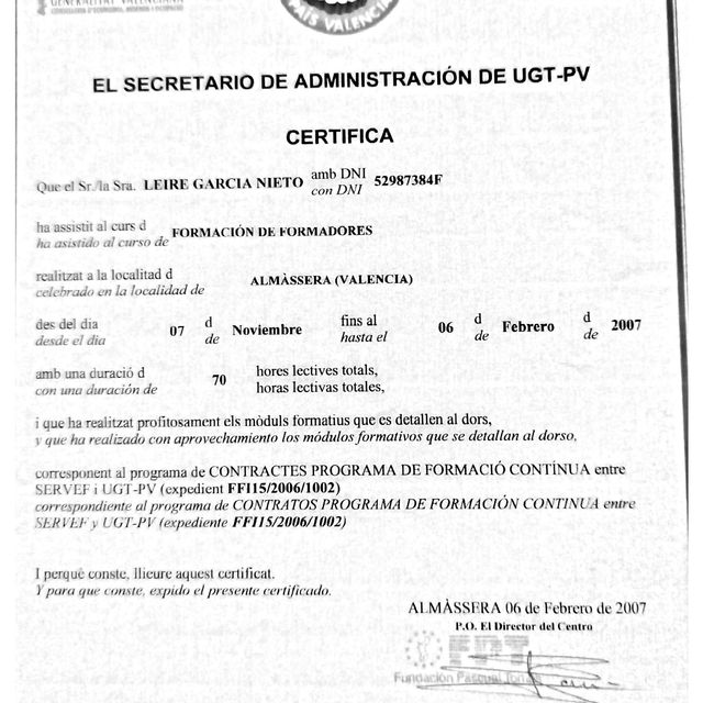 Acercar imagen: certificate 18