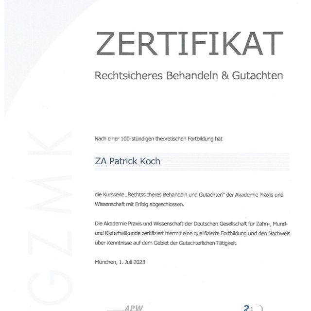 Bild vergrößern: certificate 3