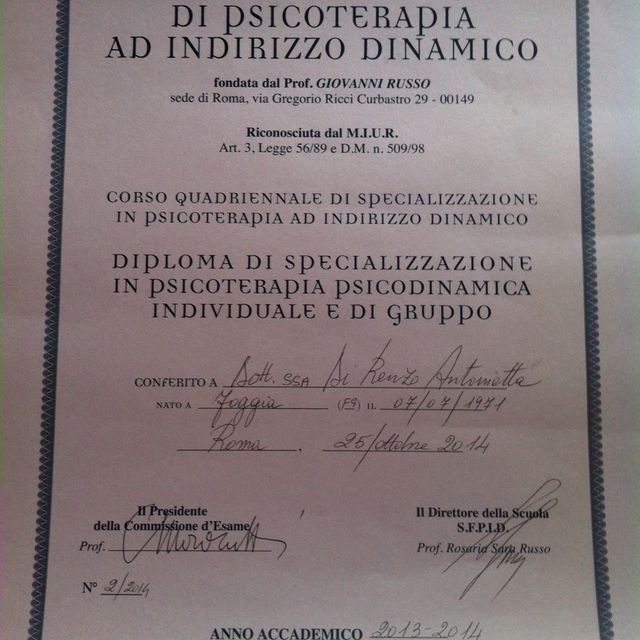 Ingrandire l'immagine: certificate 1