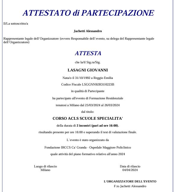 Ingrandire l'immagine: certificate 1