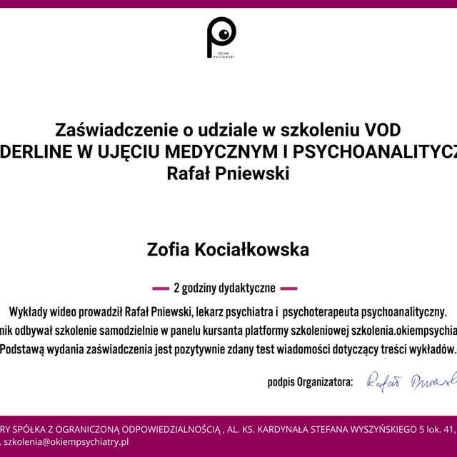 Powiększ obraz: certificate 9