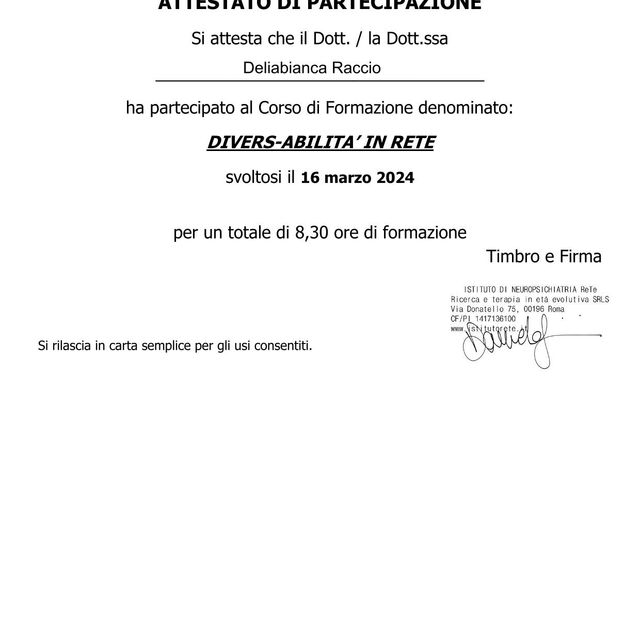 Ingrandire l'immagine: certificate 2
