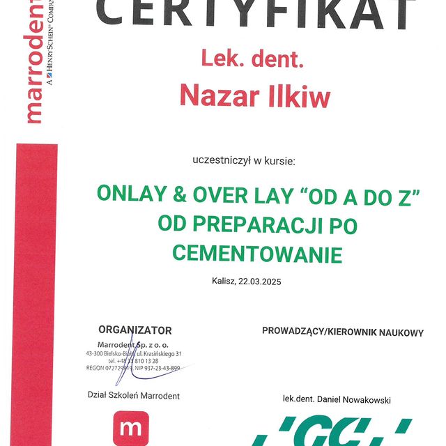 Powiększ obraz: certificate 18