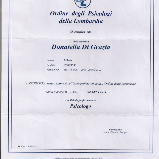 Ingrandire l'immagine: certificate 1