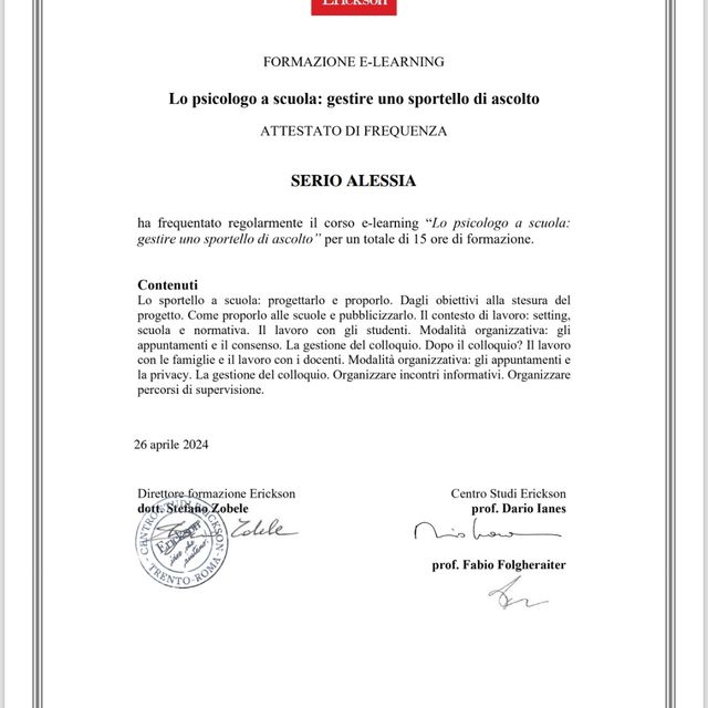 Ingrandire l'immagine: certificate 6