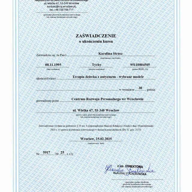 Powiększ obraz: certificate 4