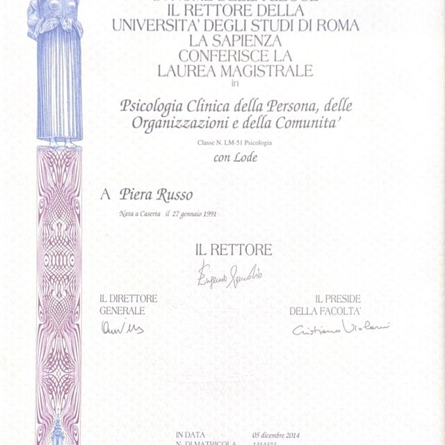 Ingrandire l'immagine: certificate 1