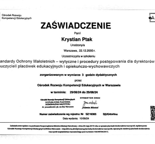 Powiększ obraz: certificate 14