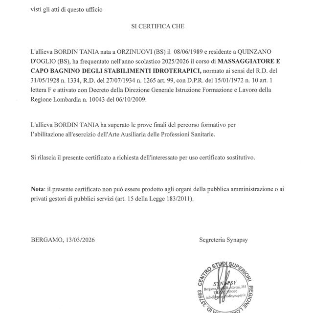 Ingrandire l'immagine: certificate 1