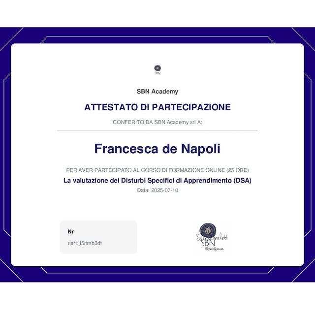 Ingrandire l'immagine: certificate 1