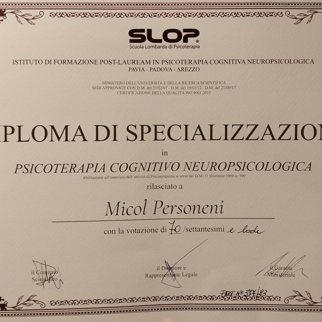 Ingrandire l'immagine: certificate 1