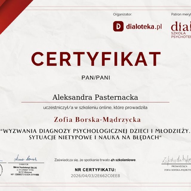 Powiększ obraz: certificate 10