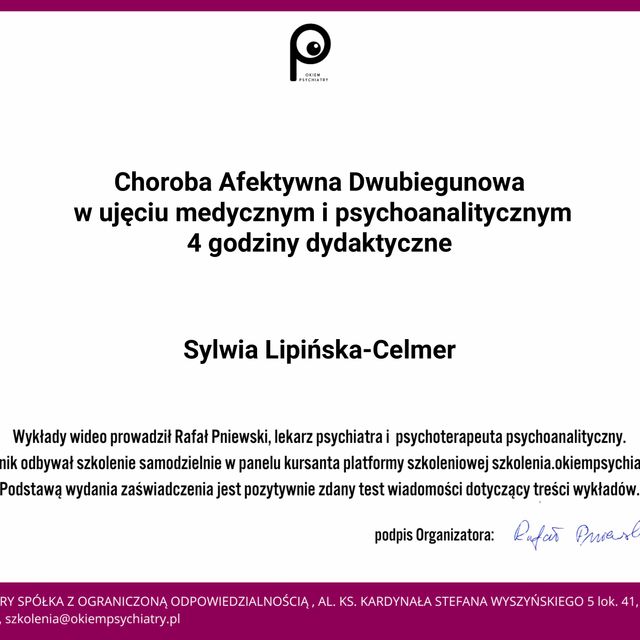 Powiększ obraz: certificate 16