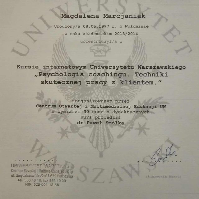 Powiększ obraz: certificate 19