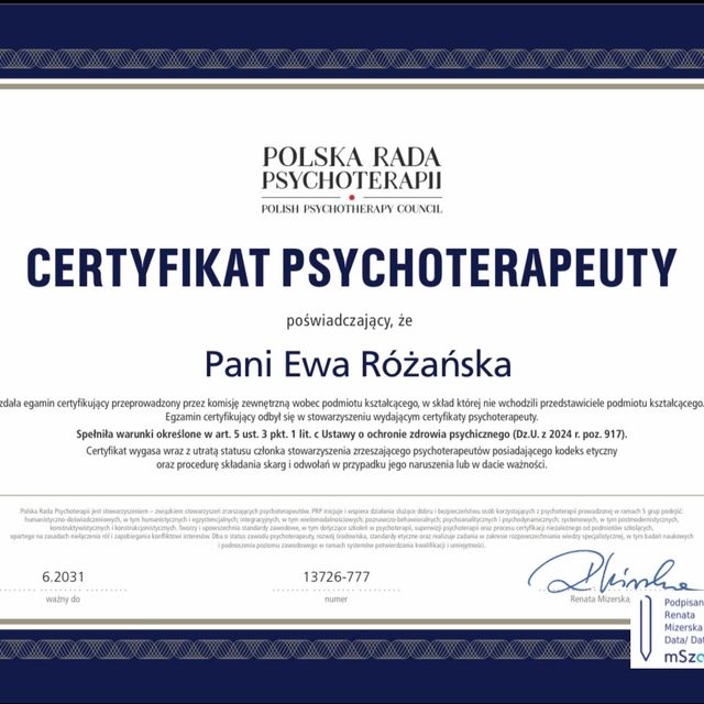 Powiększ obraz: certificate 17