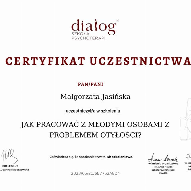 Powiększ obraz: certificate 48