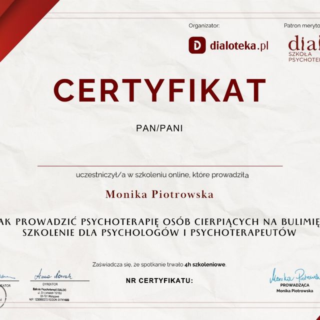 Powiększ obraz: certificate 20