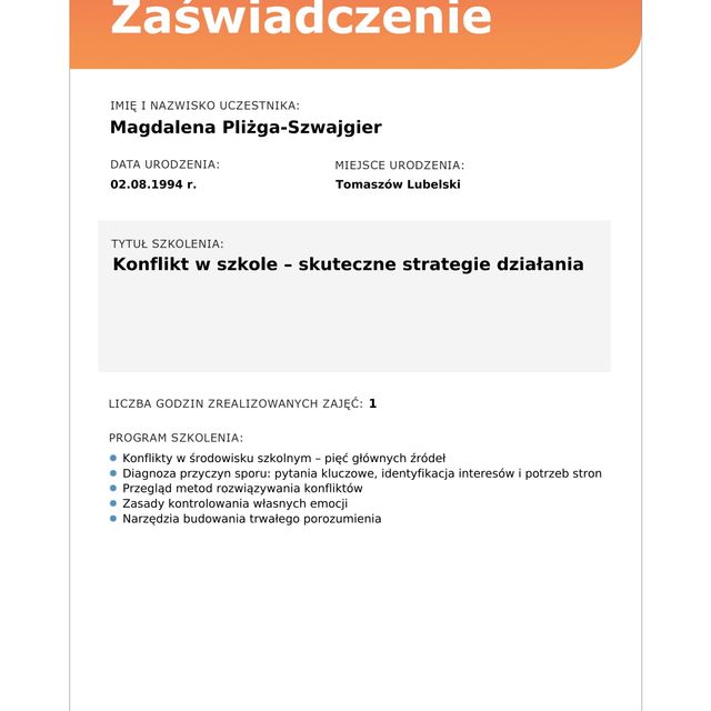 Powiększ obraz: certificate 8