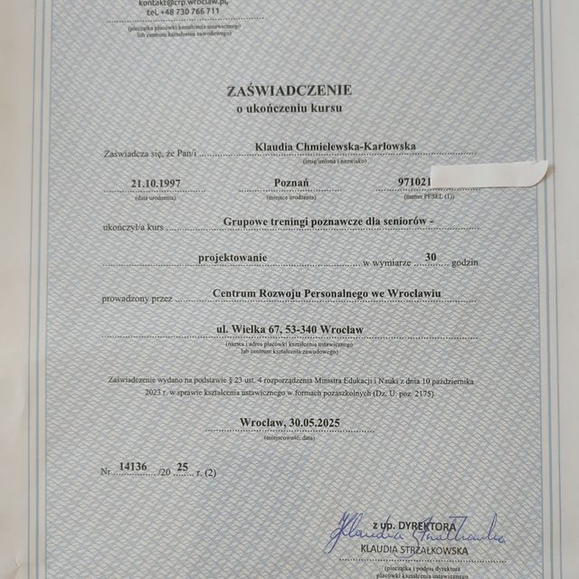 Powiększ obraz: certificate 1