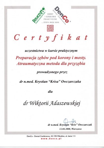 Powiększ obraz: certificate 22