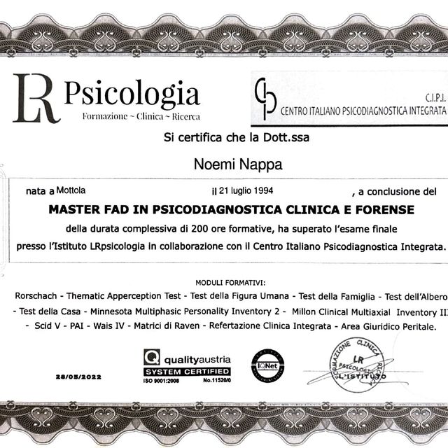 Ingrandire l'immagine: certificate 1