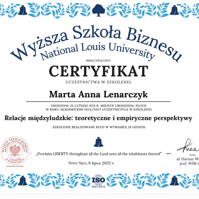 Powiększ obraz: certificate 9