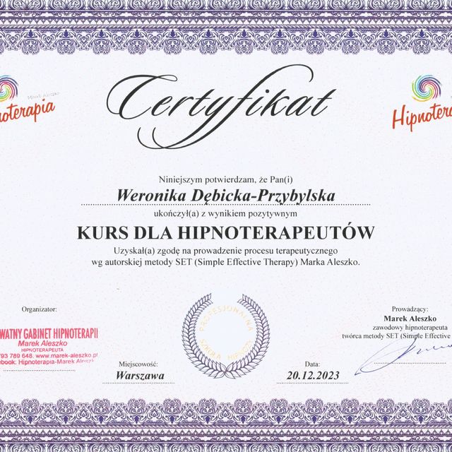 Powiększ obraz: certificate 10