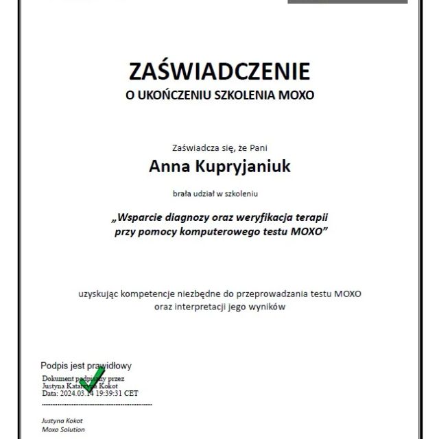 Powiększ obraz: certificate 17