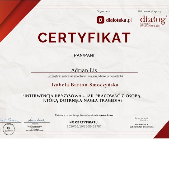 Powiększ obraz: certificate 4