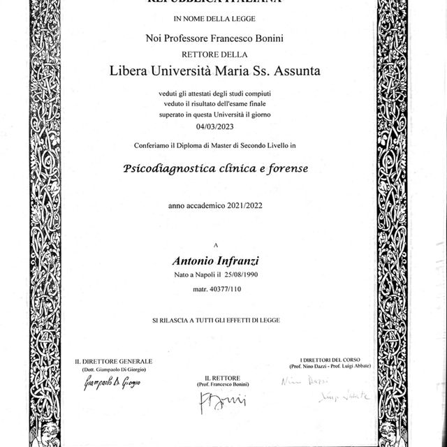Ingrandire l'immagine: certificate 1