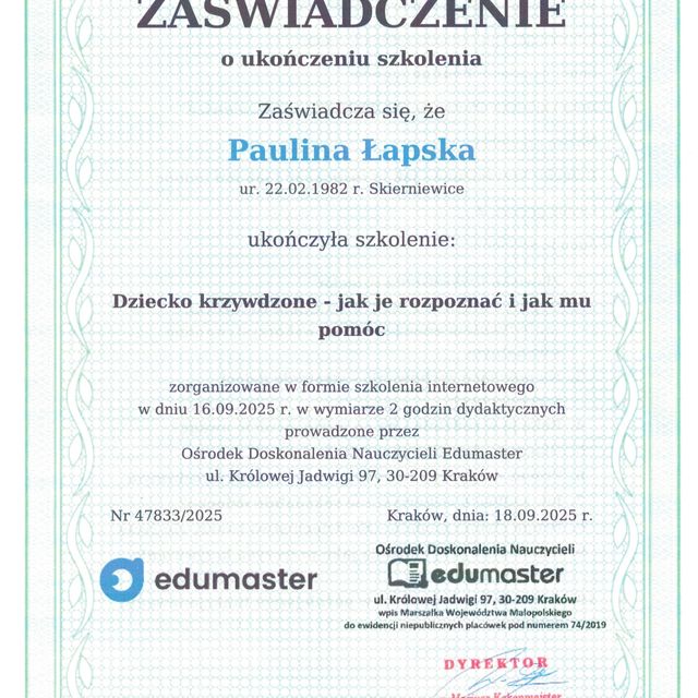 Powiększ obraz: certificate 8