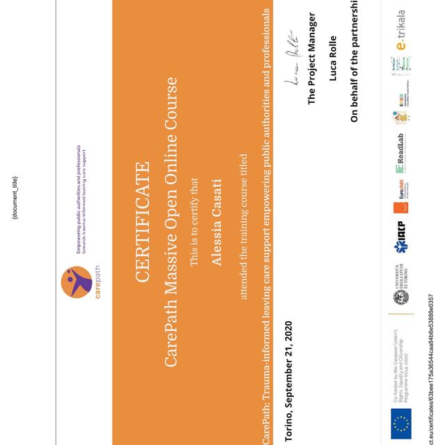 Ingrandire l'immagine: certificate 1