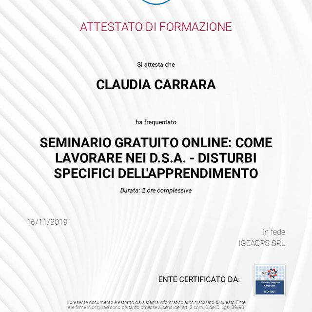 Ingrandire l'immagine: certificate 2
