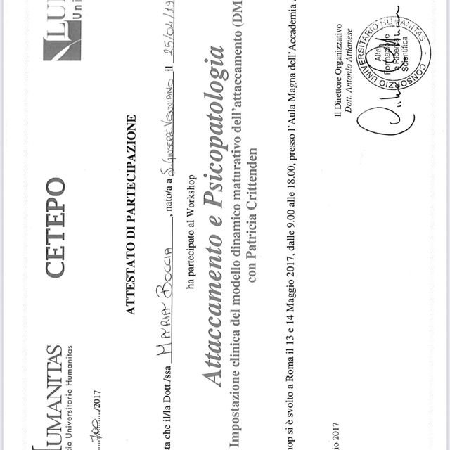 Ingrandire l'immagine: certificate 10