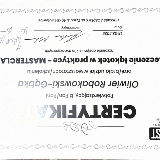 Powiększ obraz: certificate 9