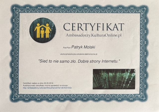 Powiększ obraz: certificate 64