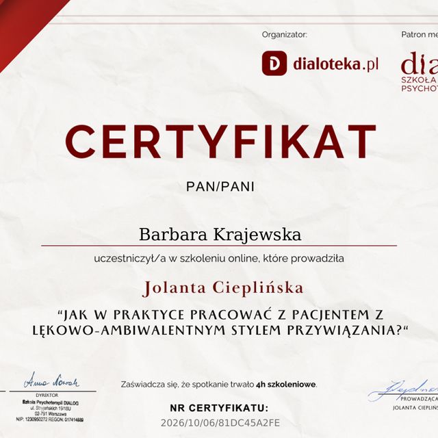 Powiększ obraz: certificate 22