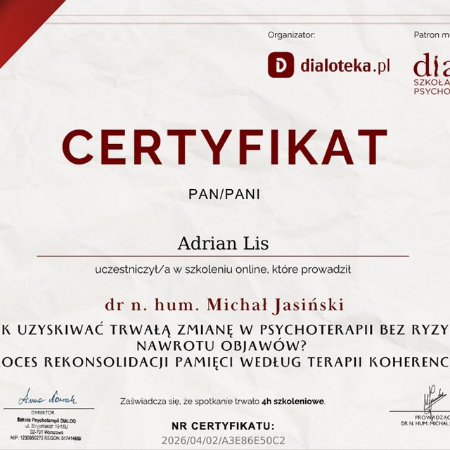 Powiększ obraz: certificate 1