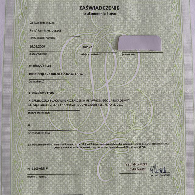 Powiększ obraz: certificate 24