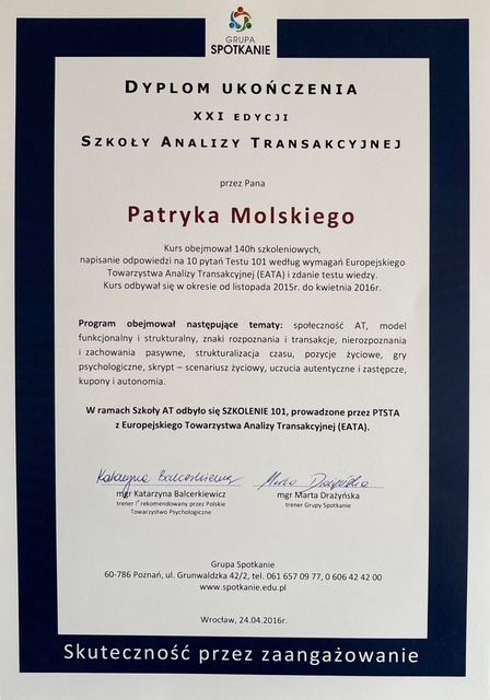 Powiększ obraz: certificate 84