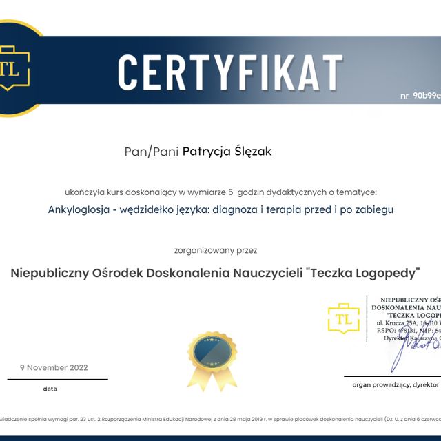 Powiększ obraz: certificate 21