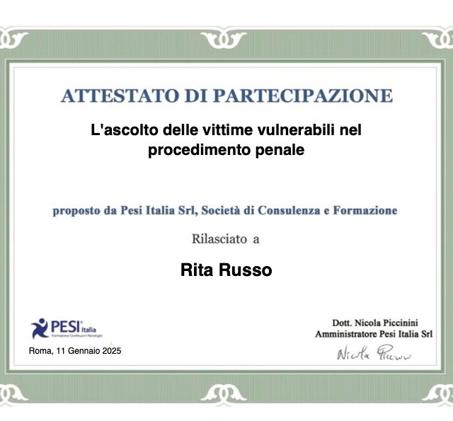 Ingrandire l'immagine: certificate 1