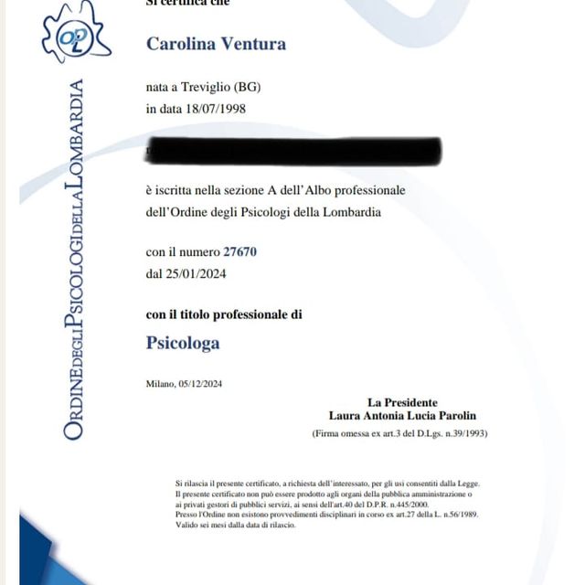 Ingrandire l'immagine: certificate 1
