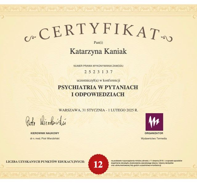 Powiększ obraz: certificate 10